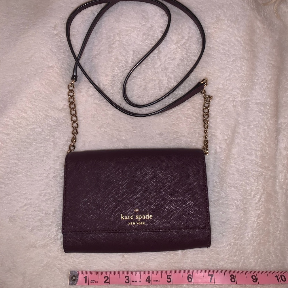 BNWT Kate Spade burgundy crossbody bag/wallet